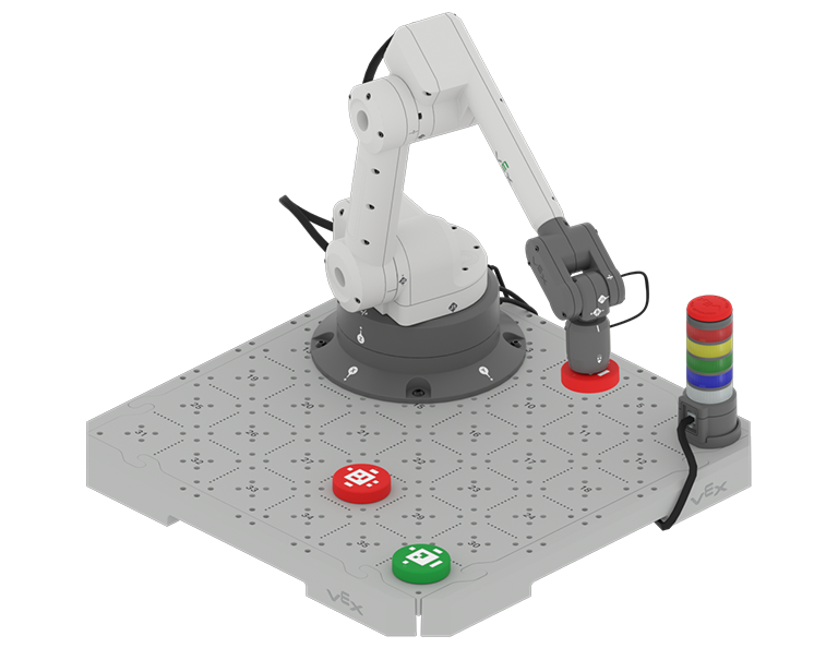 The 6-Axis Arm moving a Disk with the Magnet on the CTE Tile