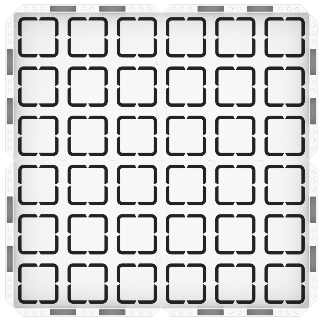 Image of 123 Field setup 2 tiles by 2 tiles