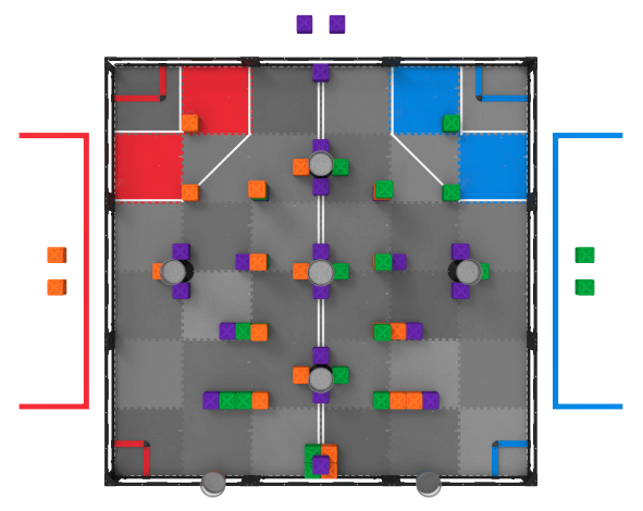The playing field for Tower Takeover