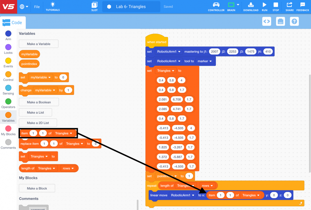 Using an End Effector - Use a Repeat Loop | VEX Education