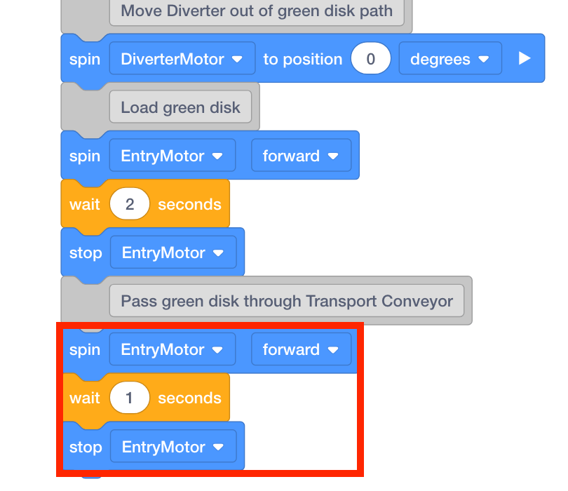 Add green transport blocks
