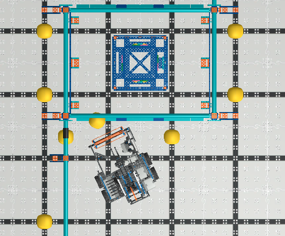 image showing that the robot does not drive far enough