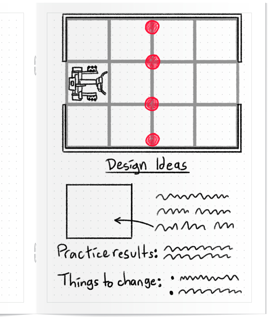 engineering notebook example sketch