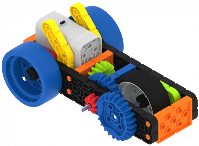 VEX GO Motorized Super Car with Small Gear and Big Gear