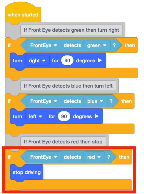 Unit 7 - Decisions with Colors - Lesson 3: Using [If then] blocks | VEX ...