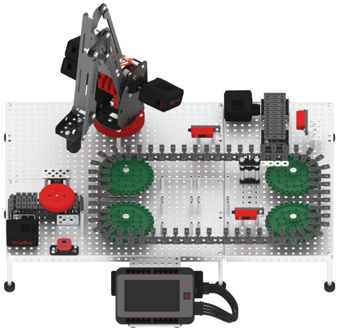 VEX Workcellv1 - Conveyor Systems and Sensors - Lab 10 - Divert the Red ...