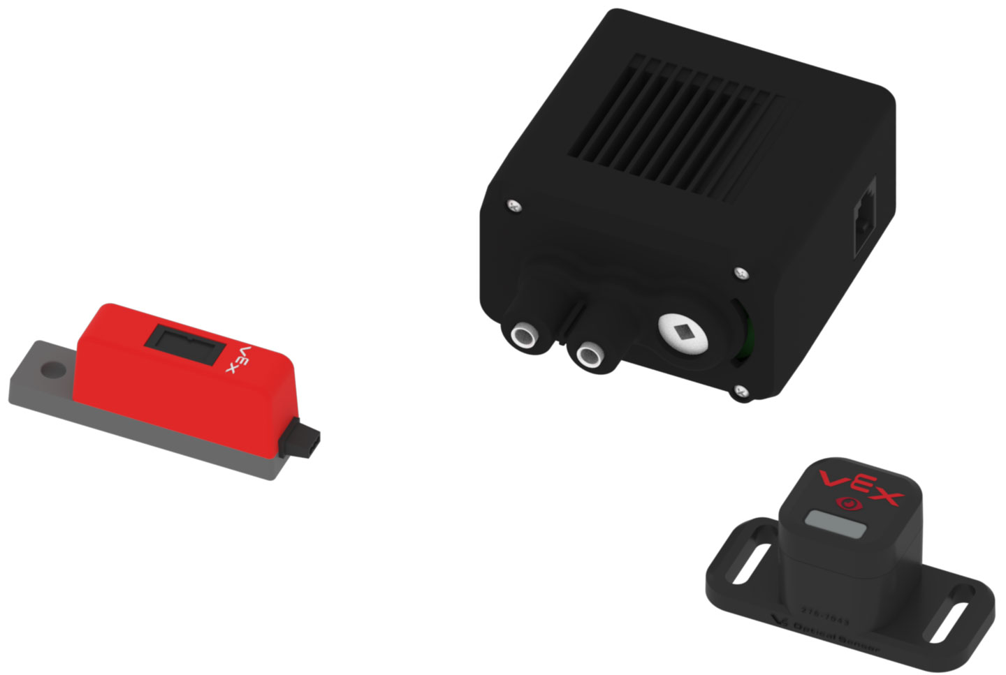 Additional motors, sensors, or diverters.