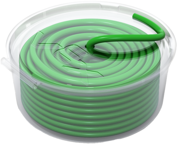 Pneumatic tubing from the CTE Workcell Kit.