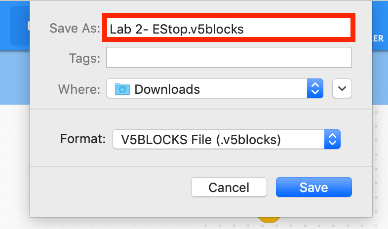 Save Lab 2- EStop