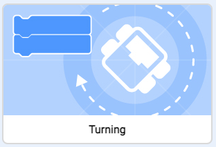 image of turning tutorial video icon in VEXcode IQ