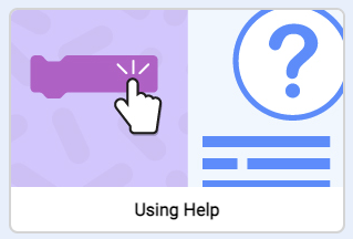 using help icon