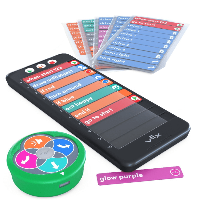 Coder and Coder cards beside a 123 Robot.