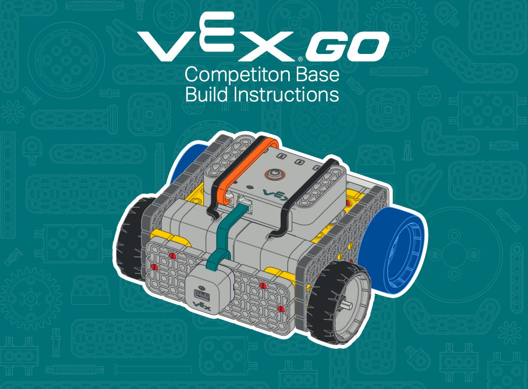 Image of the cover page of the build instructions for the Competition Base Hero Robot