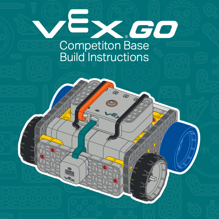 Image of the cover page of the build instructions for the Competition Base Hero Robot