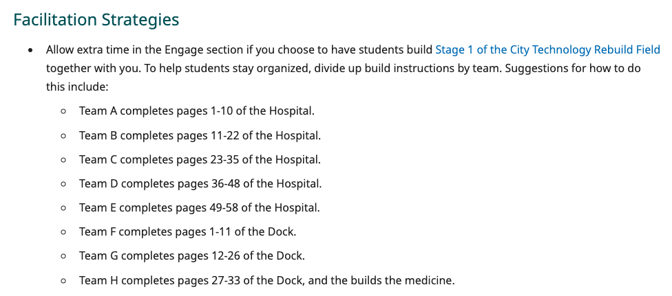 รูปภาพยุทธศาสตร์การอำนวยความสะดวกพร้อมข้อเสนอแนะในการแบ่งหน้าที่รับผิดชอบในการสร้างสนาม