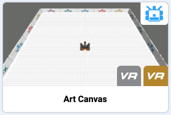 Art Canvas Playground selection tile.