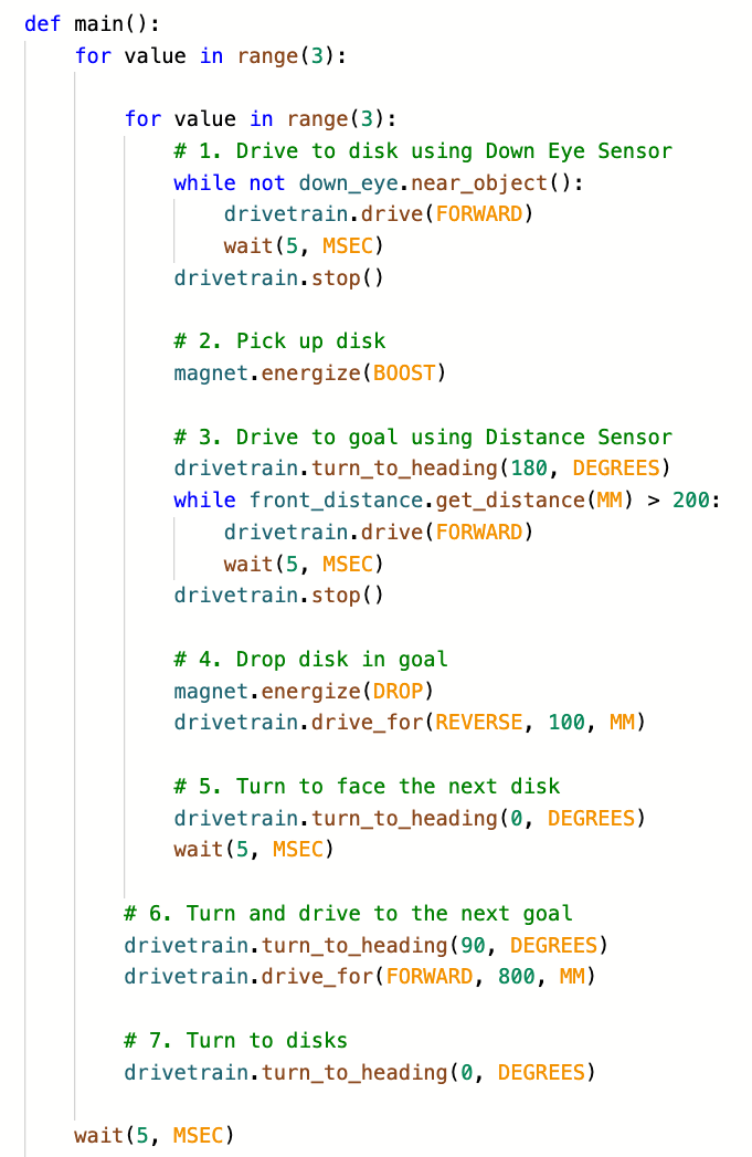 VEX CS - Unit 9 - Developing Algorithms - Lesson 1: What is an Algorithm?