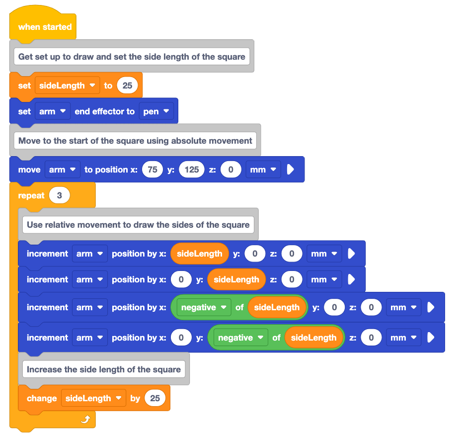 Screenshot of the Unit 6 Lesson 4 activity code