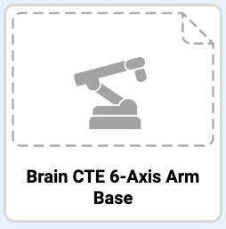 Brain CTE 6-Axis Arm Base template icon.