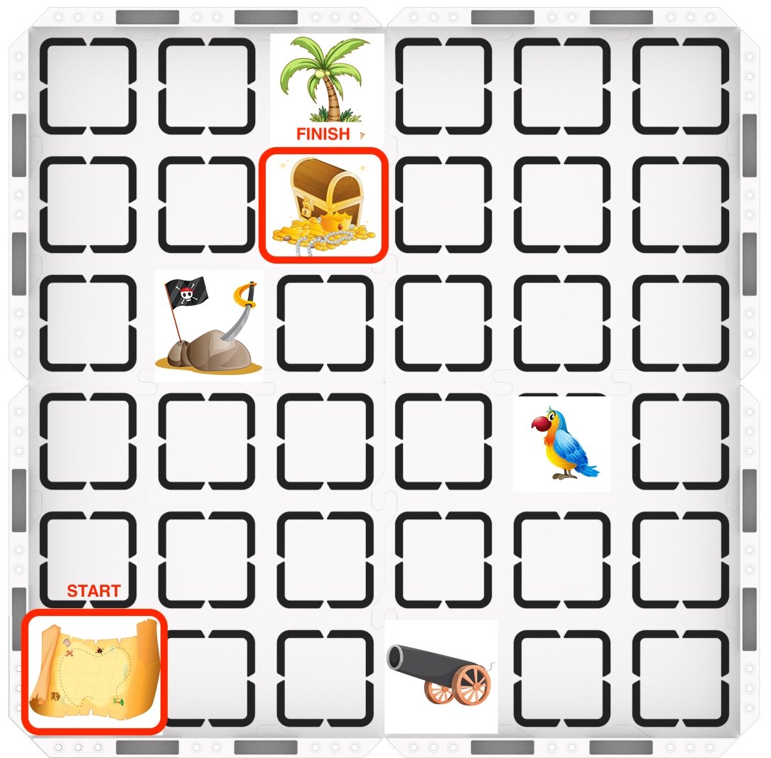 Image of Treasure Map on a 123 Tile Field