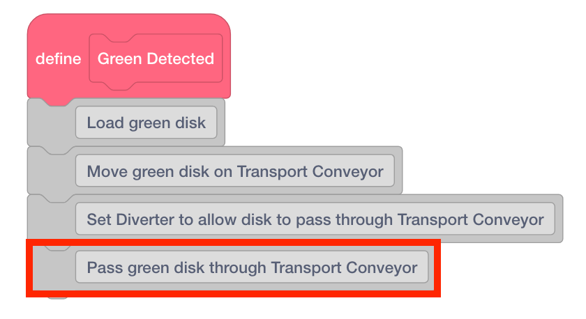 Add another [Comment] block.