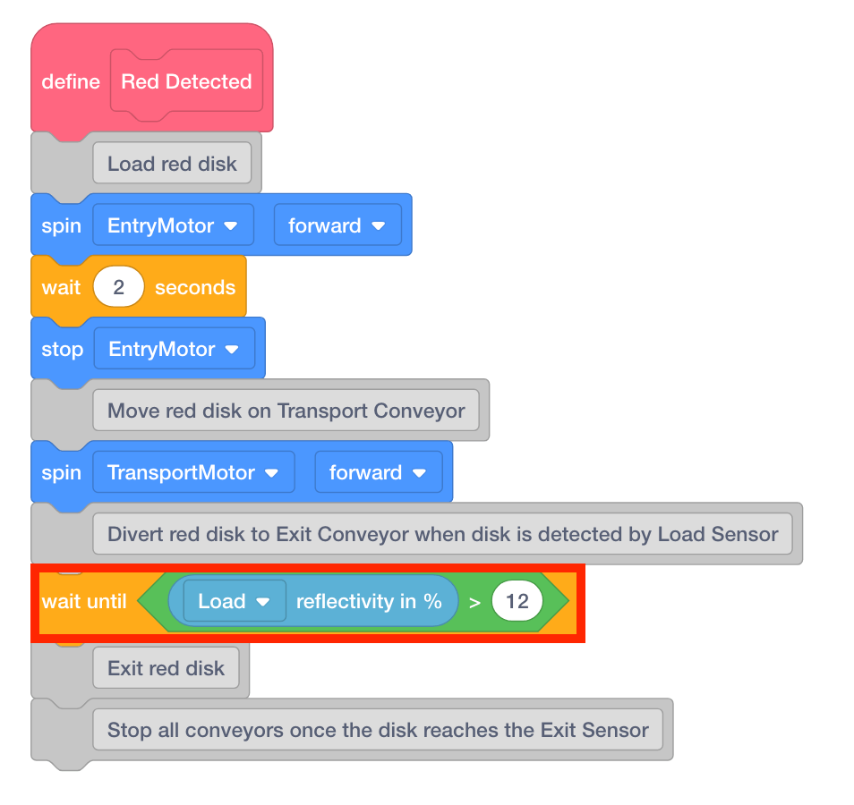 Add a (Reflectivity of) block.