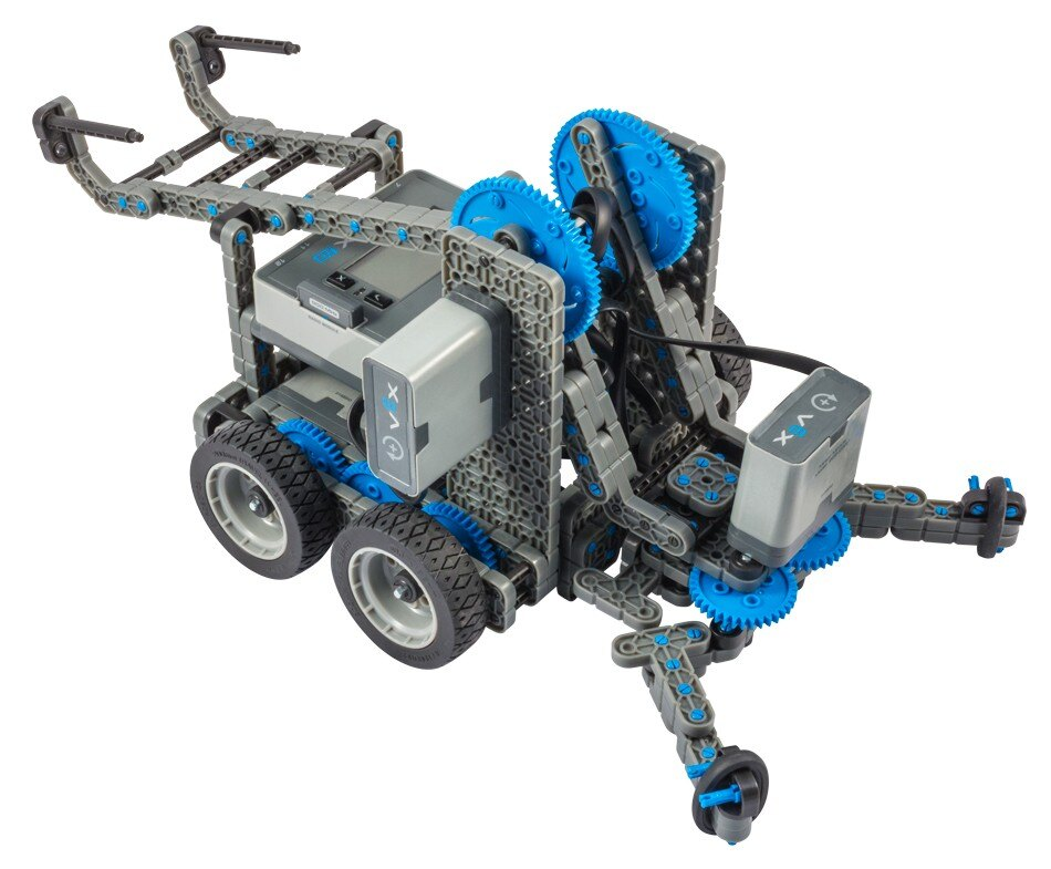 Image of the completed look of the clawbot build