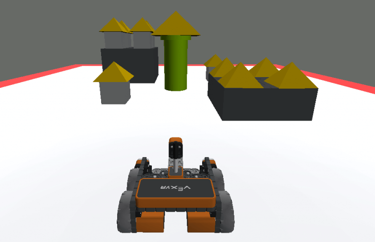 image of the VR Robot on the Dynamic Castle Crasher Playground