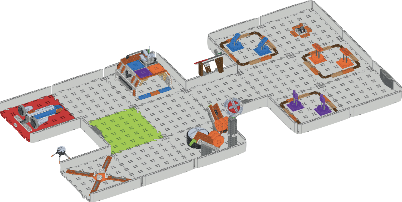 Image of the Mars Math Expedition Competition Field