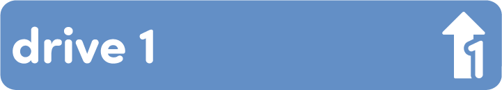 VEX 123 Drive 1 Coder card.