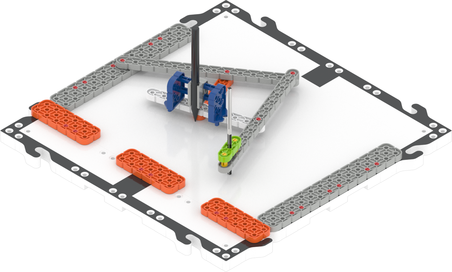 تم إكمال بناء VEX GO Pantograph.