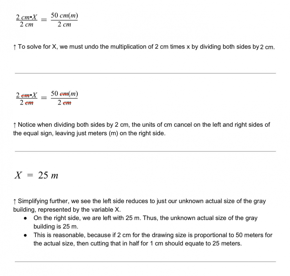 Proportions show that two ratios are equal - part 2