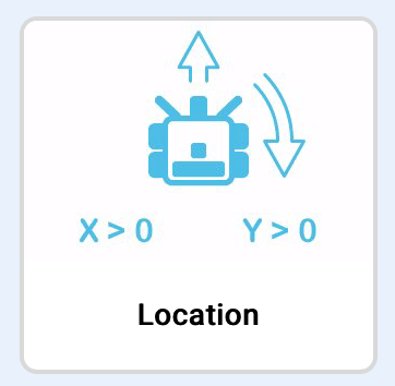 The thumbnail for the example project named 'Location', indicating which example project to open.