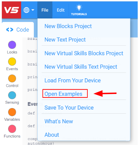 Open Examples