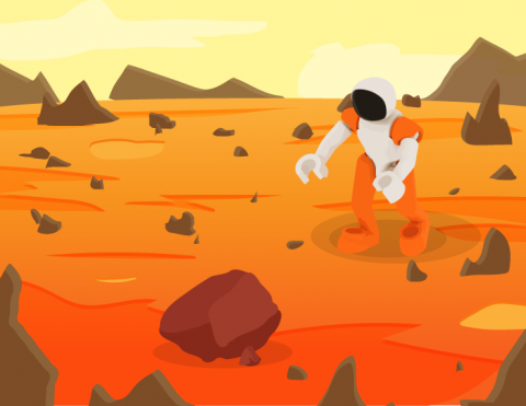 Mars Rover - Exploring Mars Geology -- Lab 1 Tile Image