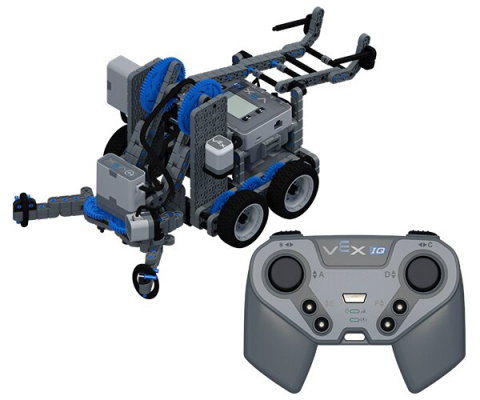 image of an IQ Clawbot with a Controller