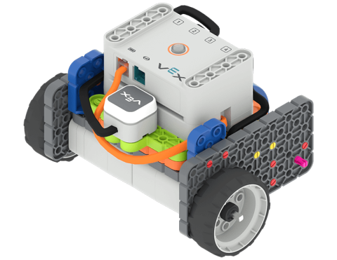 Angled view of the Code Base - LED Bumper Top build.